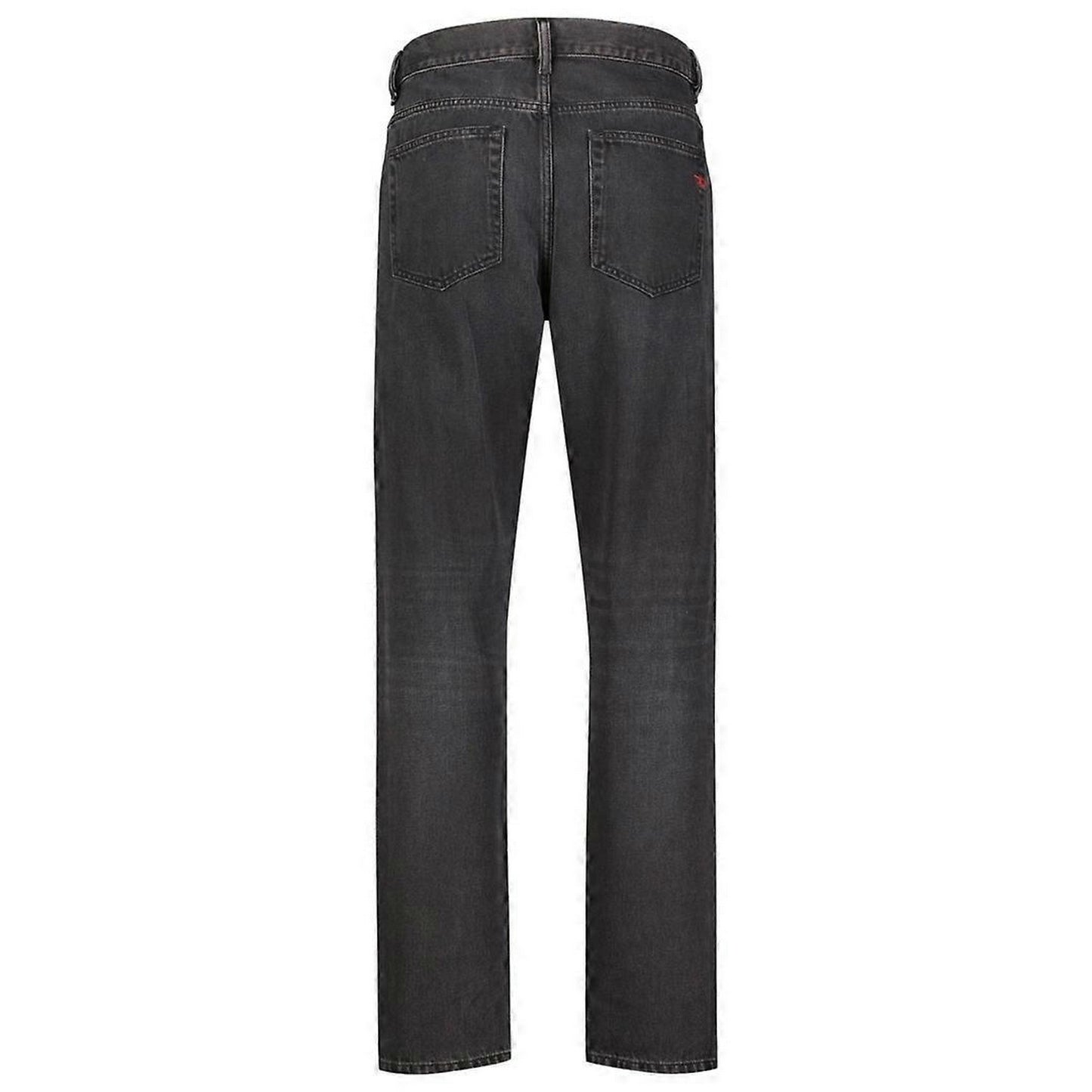 Black - Back - Diesel Mens D-Viker Plain Jeans