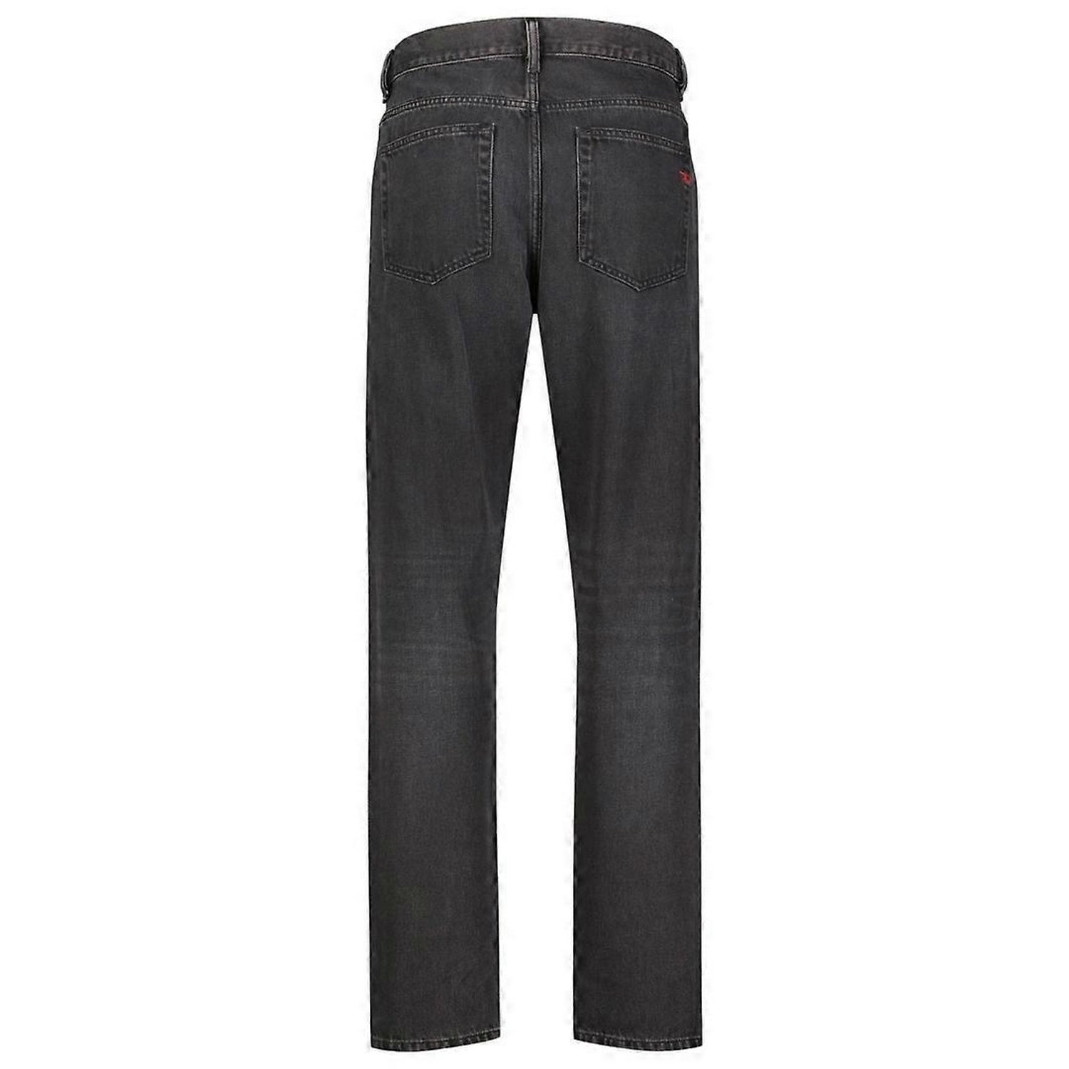 Black - Back - Diesel Mens D-Viker Plain Jeans
