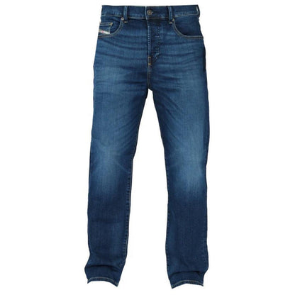Dark Blue - Back - Diesel Mens D-Viker Jeans