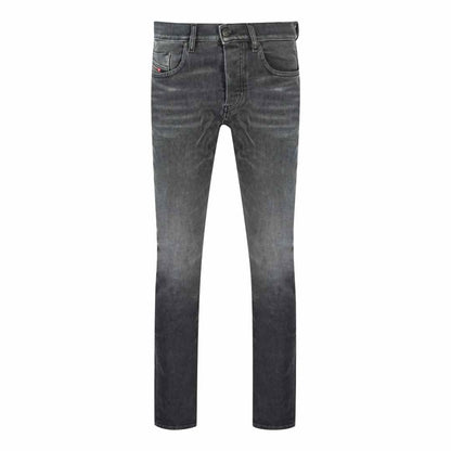 Grey - Front - Diesel Mens D-Viker Jeans