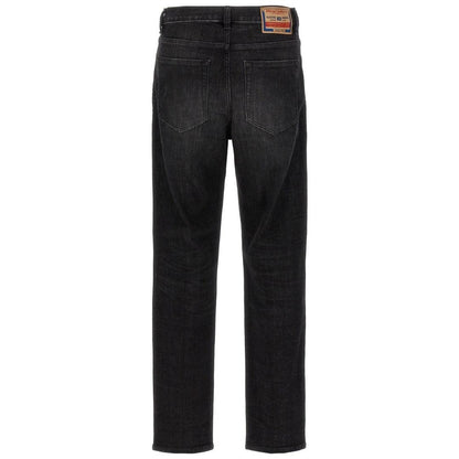 Mid Blue - Front - Diesel Mens D-Viker Jeans