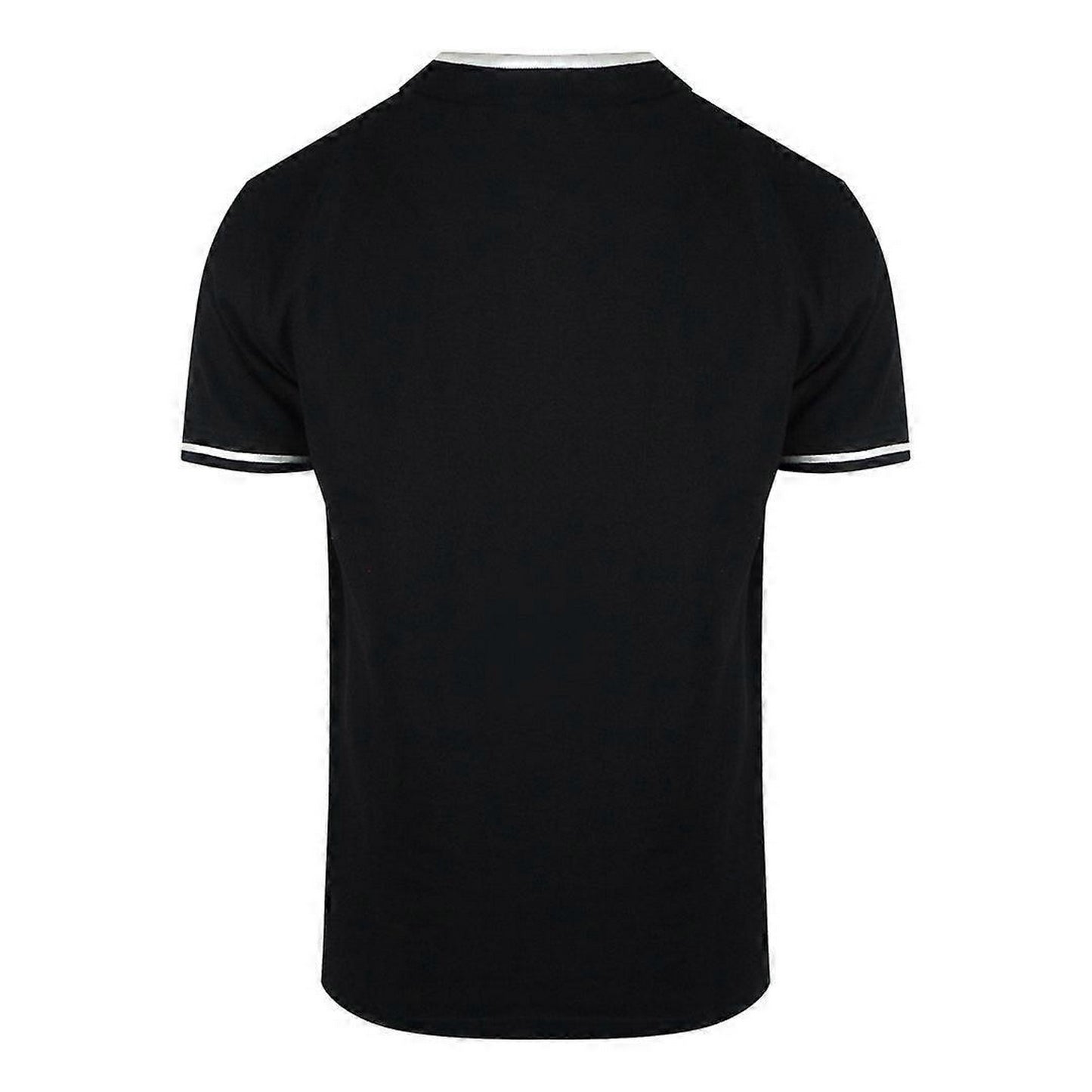 Black - Back - Cavalli Class Unisex Adult Taped Shoulders Polo Shirt
