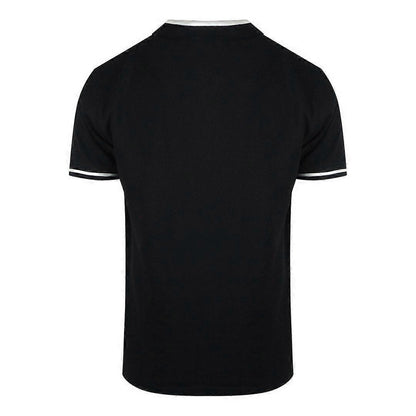 Black - Back - Cavalli Class Unisex Adult Taped Shoulders Polo Shirt