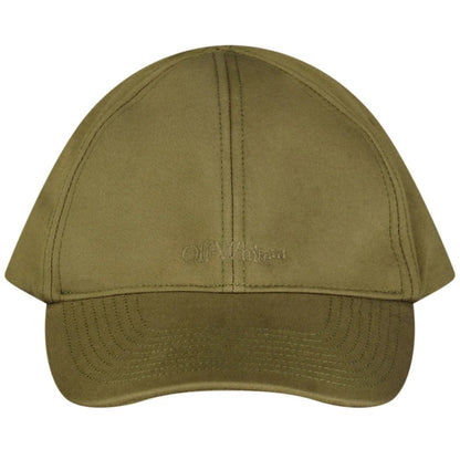 Green - Front - Off-White Logo Baseball Cap