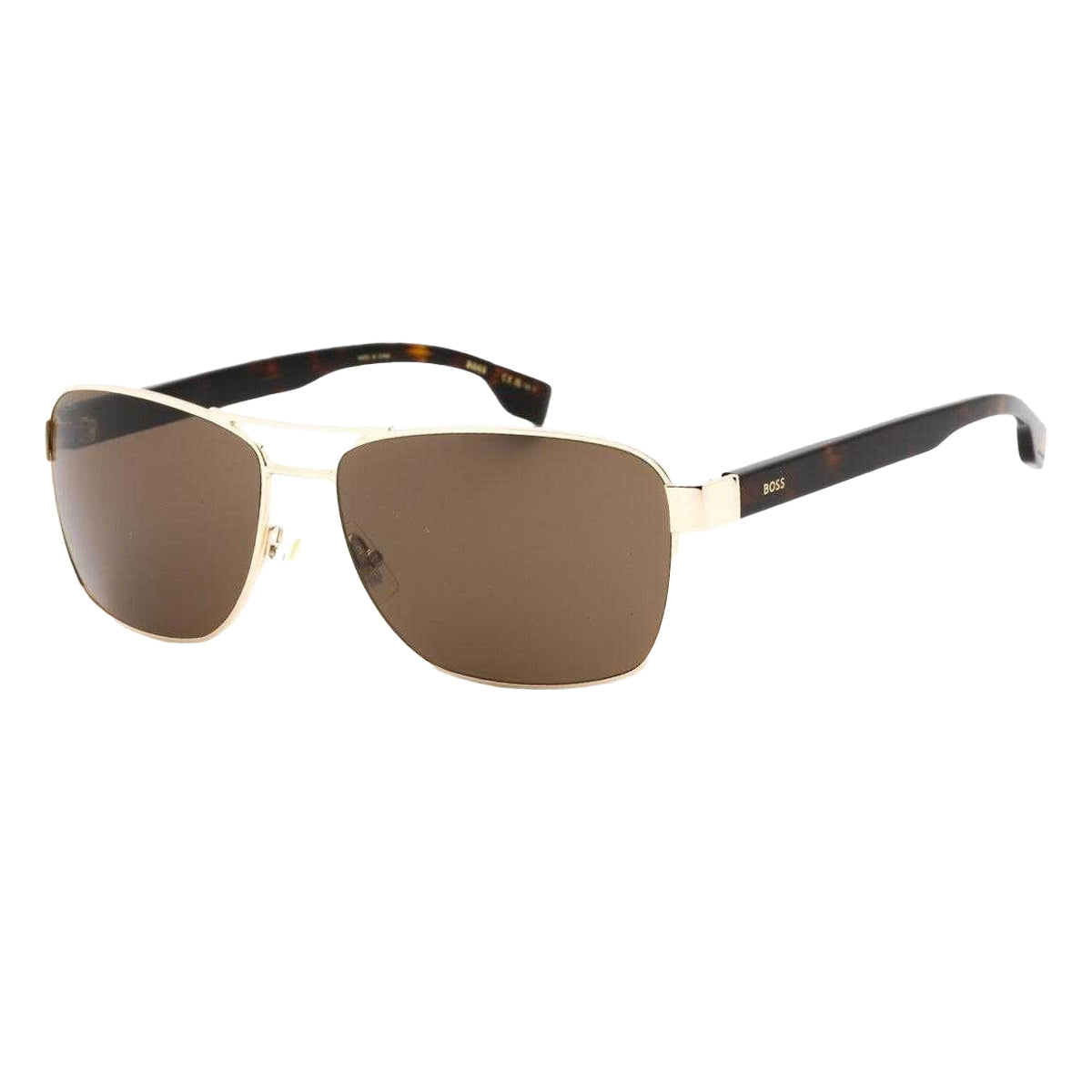 Havana Brown-Gold - Back - Hugo Boss Mens Sunglasses