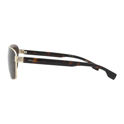 Havana Brown-Gold - Side - Hugo Boss Mens Sunglasses
