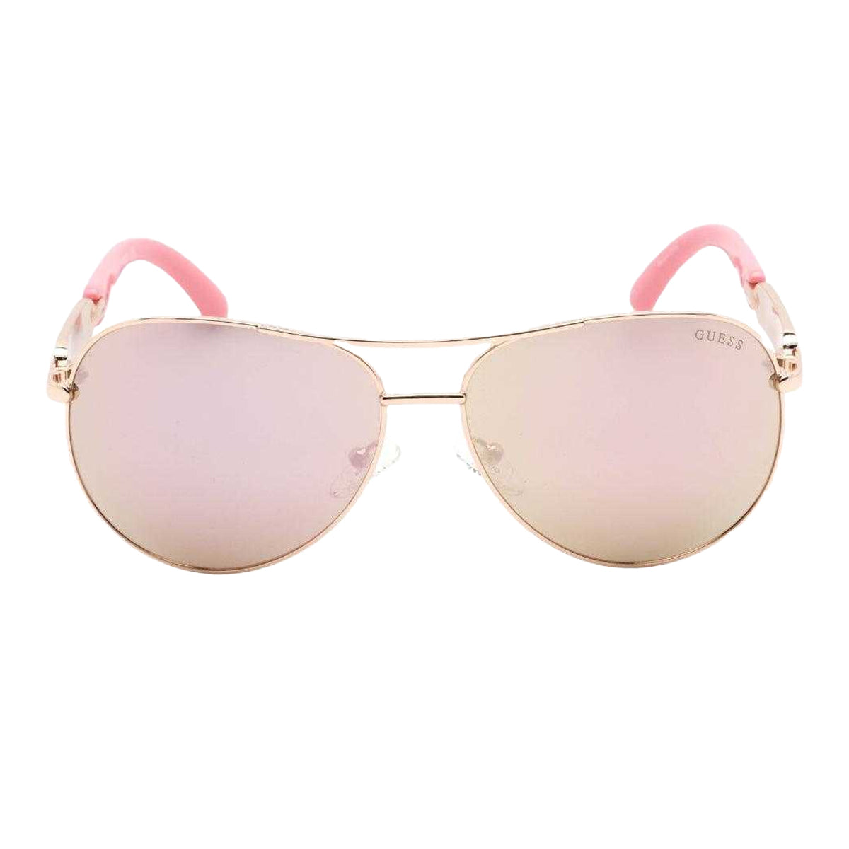 Rose Gold - Front - Guess Womens-Ladies GU7295 28G 60 Sunglasses