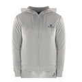 Grey - Side - Aquascutum Mens Full Zip Tracksuit Set