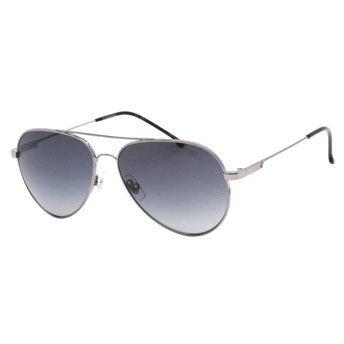 Silver - Front - Carrera Mens 2031T Logo Sunglasses