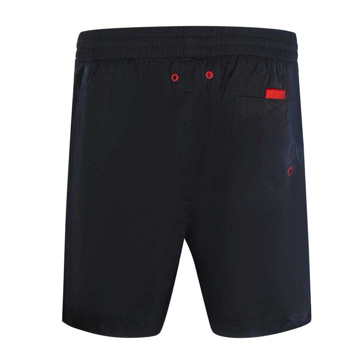 Black - Back - Diesel Mens BMBX-Powel Beach Board Shorts