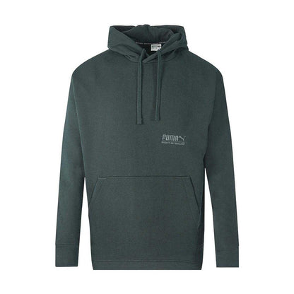 Black - Front - Puma Mens Classics Heavyweight Hoodie