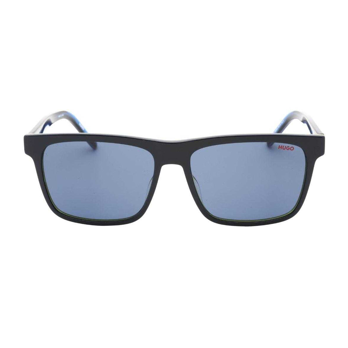 Blue - Front - Hugo Boss Mens Square Frame Sunglasses