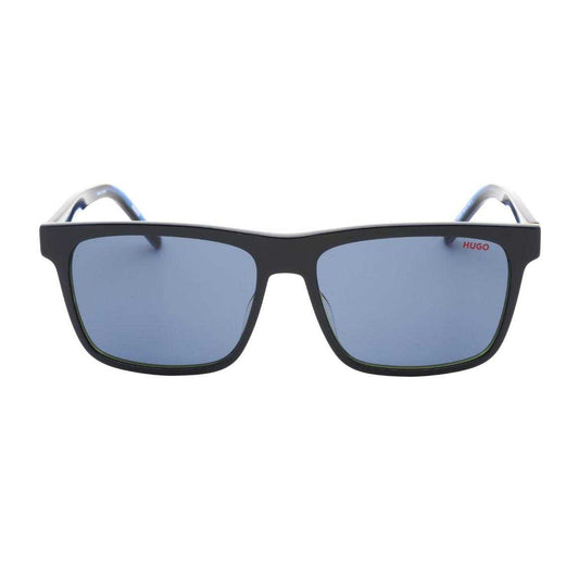 Blue - Front - Hugo Boss Mens Square Frame Sunglasses