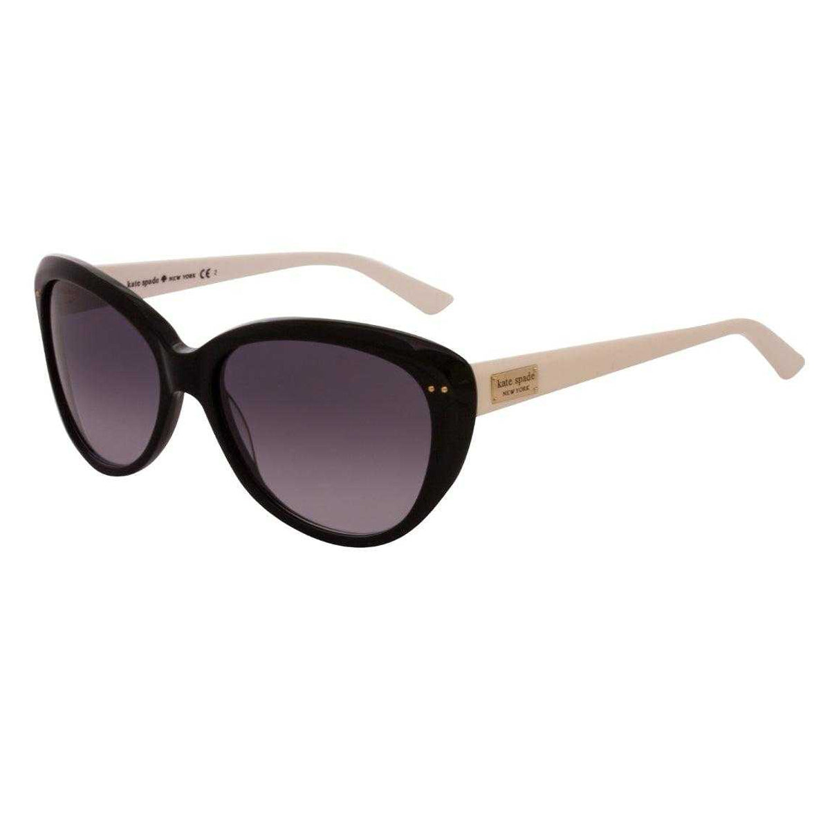 Black - Back - Kate Spade Womens-Ladies Angelique Cat Eye Sunglasses