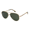 Gold - Back - Lacoste Metal Polarised Sunglasses