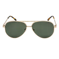 Gold - Front - Lacoste Metal Polarised Sunglasses