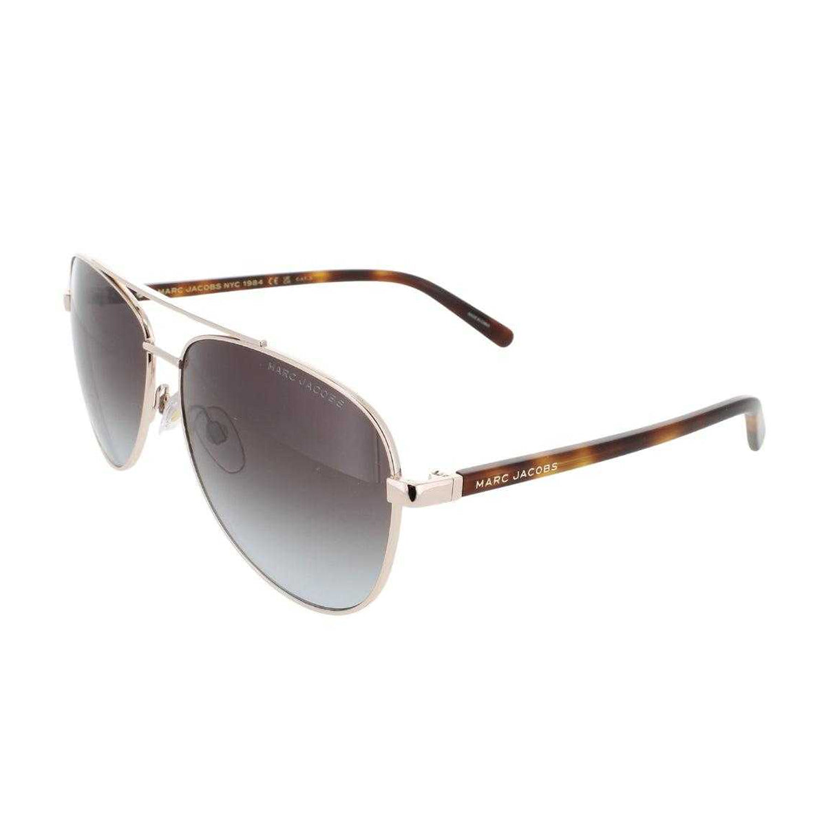 Gold - Side - Marc Jacob Womens-Ladies Pilot Sunglasses