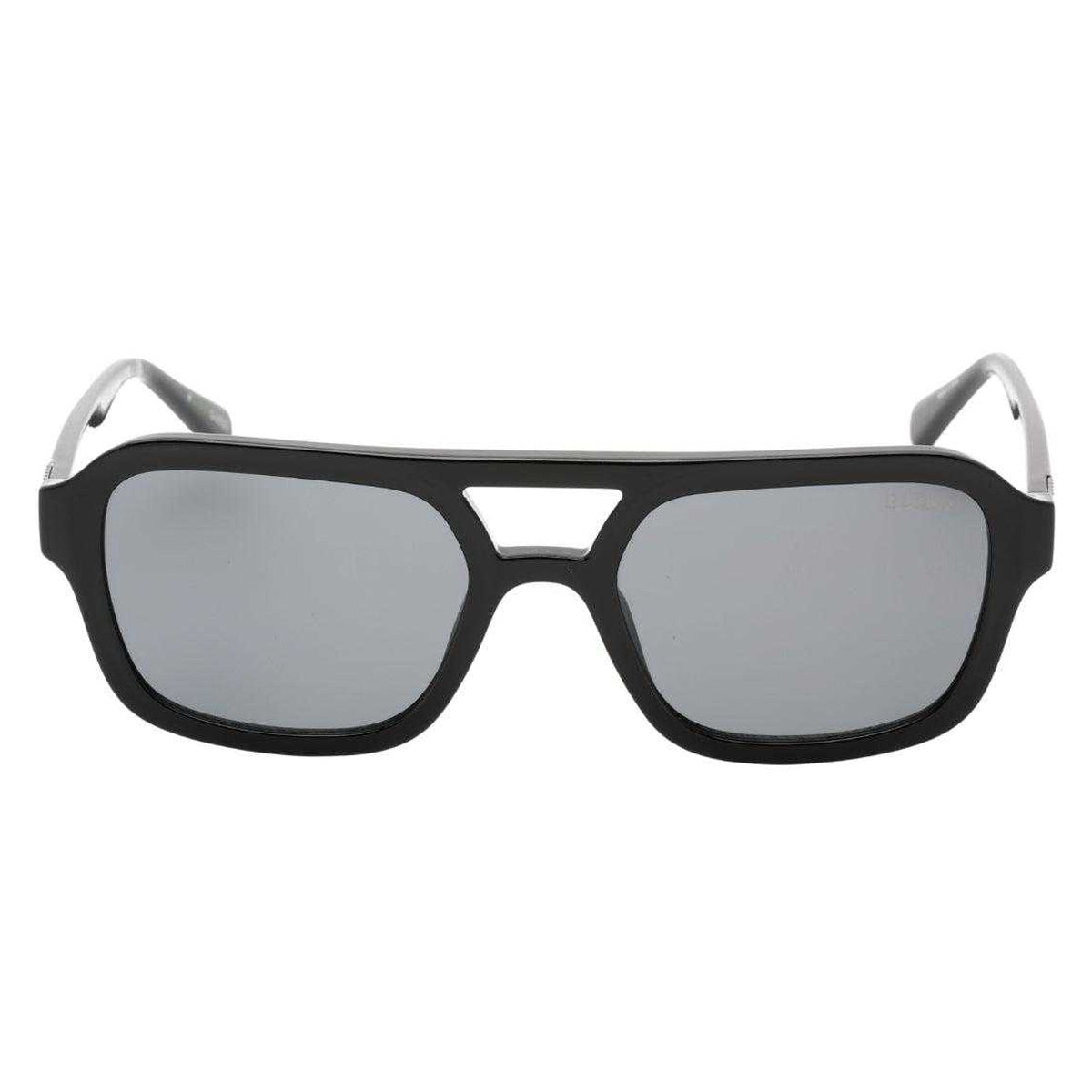 Black - Front - Guess Unisex Adult Navigator Smoke Sunglasses