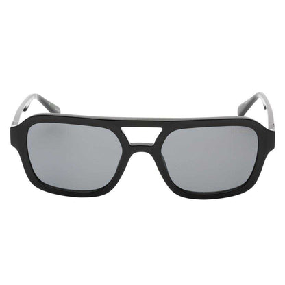 Black - Front - Guess Unisex Adult Navigator Smoke Sunglasses