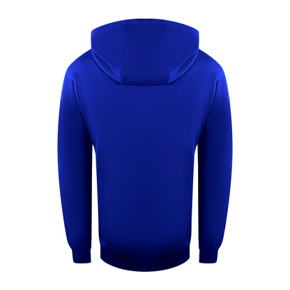 Blue - Back - Ice Iceberg Mens Big Logo Hoodie