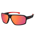 Red-Black - Back - Carrera Unisex Adult Ducati Multilayer Lens Sunglasses