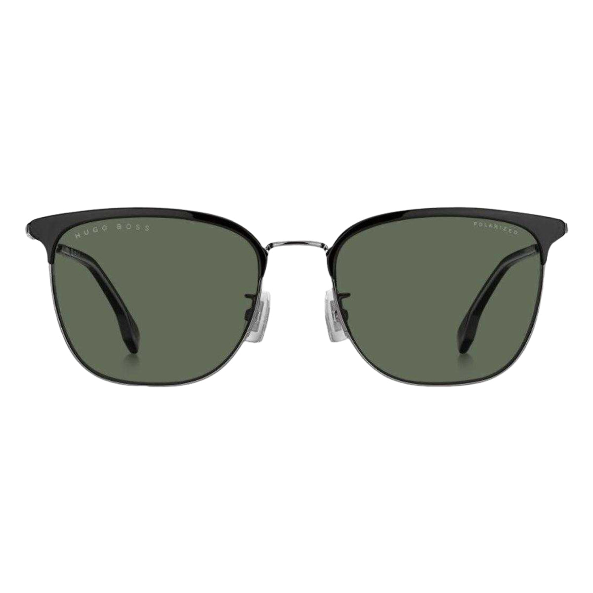 Green-Black - Back - Hugo Boss Mens Metal Polarised Sunglasses