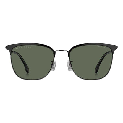 Green-Black - Back - Hugo Boss Mens Metal Polarised Sunglasses