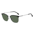 Green-Black - Front - Hugo Boss Mens Metal Polarised Sunglasses