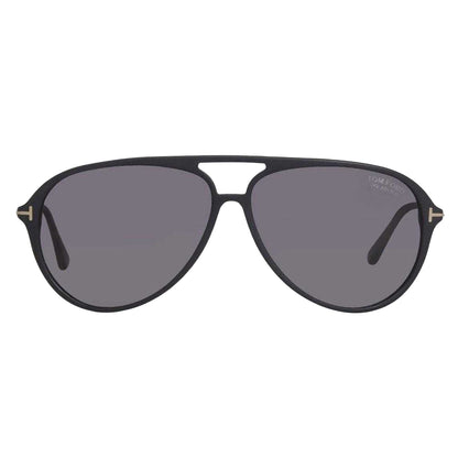 Black - Back - Tom Ford Unisex Adult Samson Matte Sunglasses