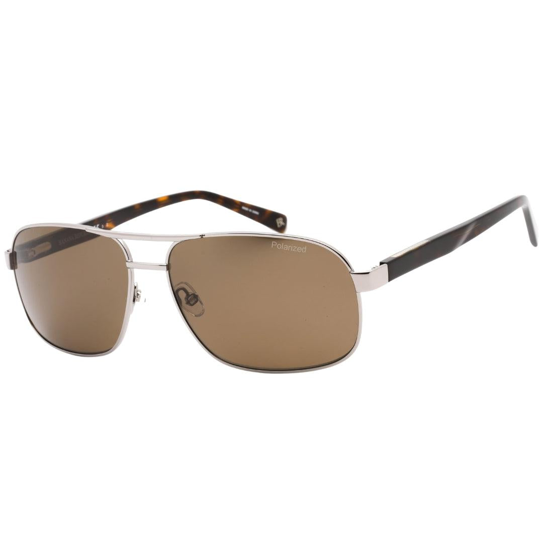 Brown-Black - Front - Banana Republic Mens Matte Polarised Sunglasses