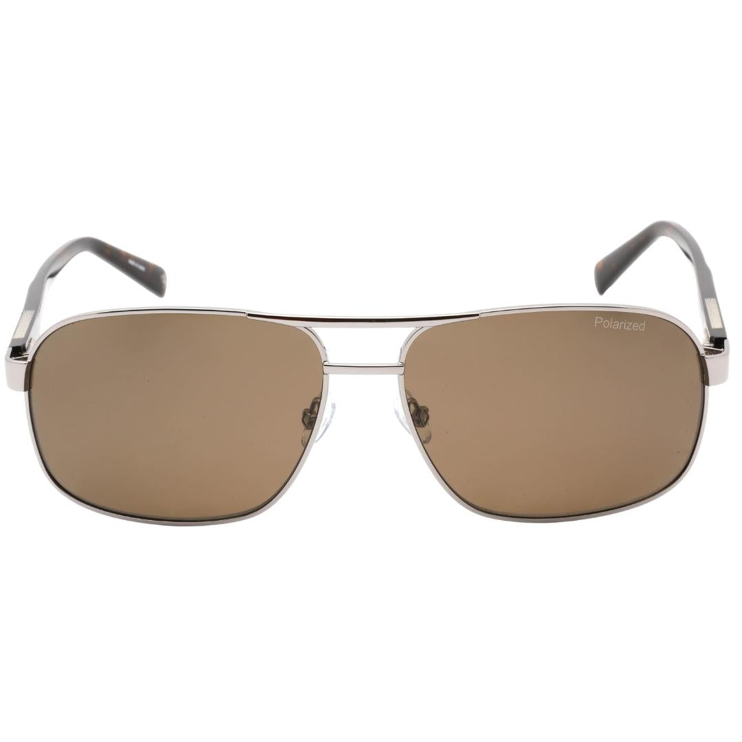 Brown-Black - Back - Banana Republic Mens Matte Polarised Sunglasses