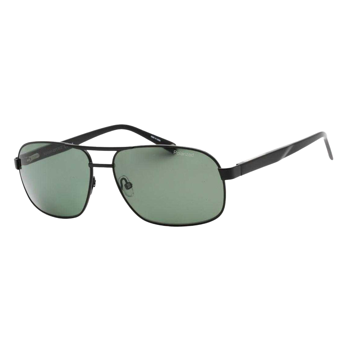 Green-Black - Front - Banana Republic Mens Matte Polarised Sunglasses