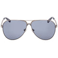 Blue-Gunmetal - Front - Guess Mens Logo Matte Sunglasses