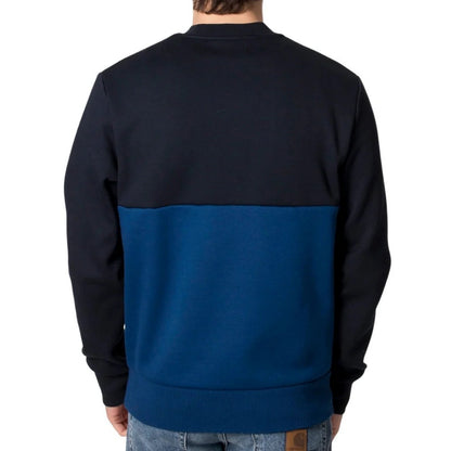 Cobalt Blue - Back - Fred Perry Unisex Adult Colour Block Sweatshirt