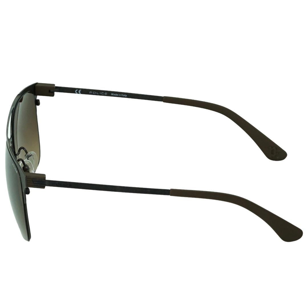 Brown - Back - Police Mens Spl347M Sunglasses