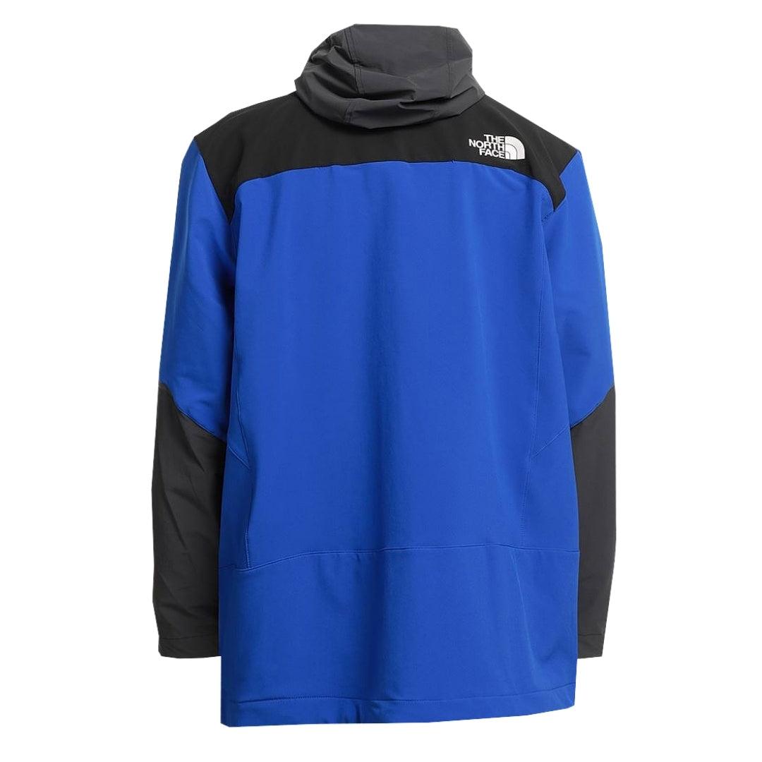 Blue-Black - Back - The North Face Mens Hybrid Soft Shell Jacket