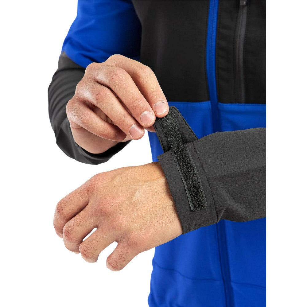 Blue-Black - Pack Shot - The North Face Mens Hybrid Soft Shell Jacket