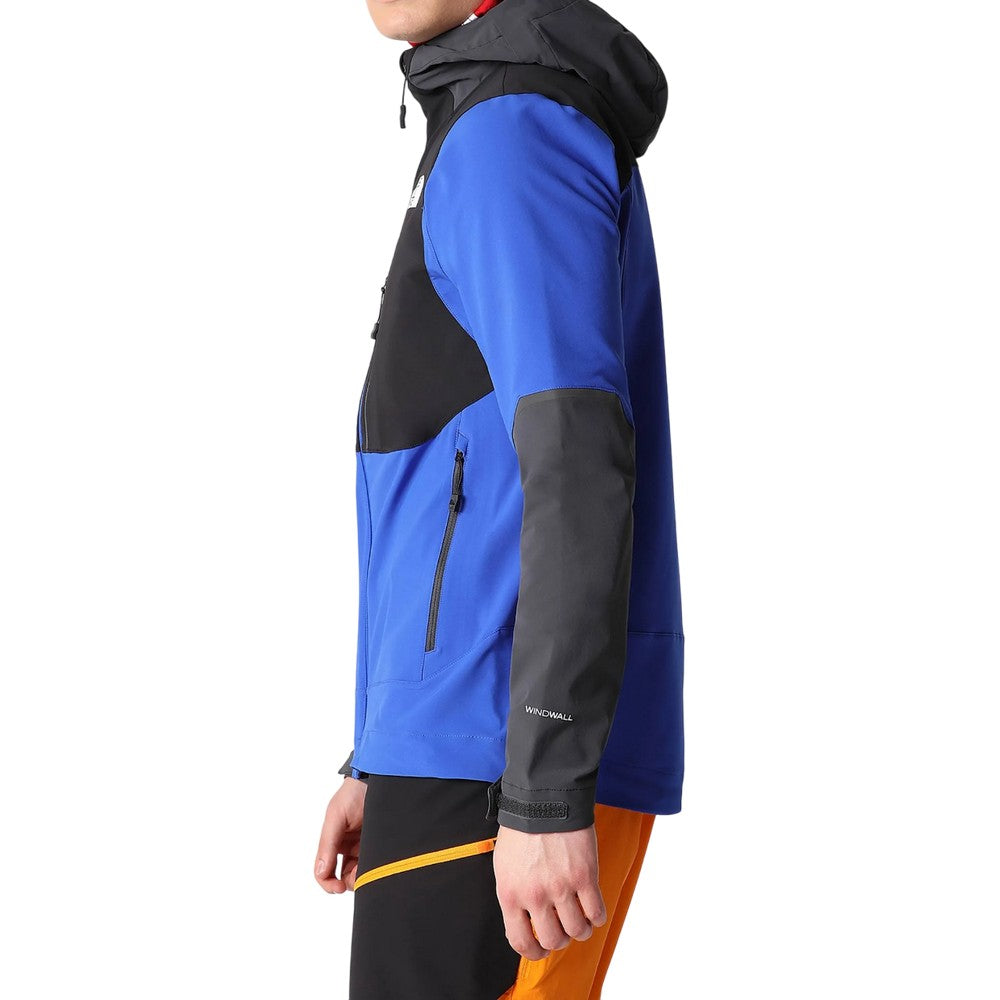 Blue-Black - Lifestyle - The North Face Mens Hybrid Soft Shell Jacket
