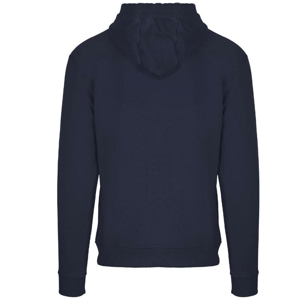 Navy Blue - Back - Plein Sport Unisex Adult Logo Hoodie