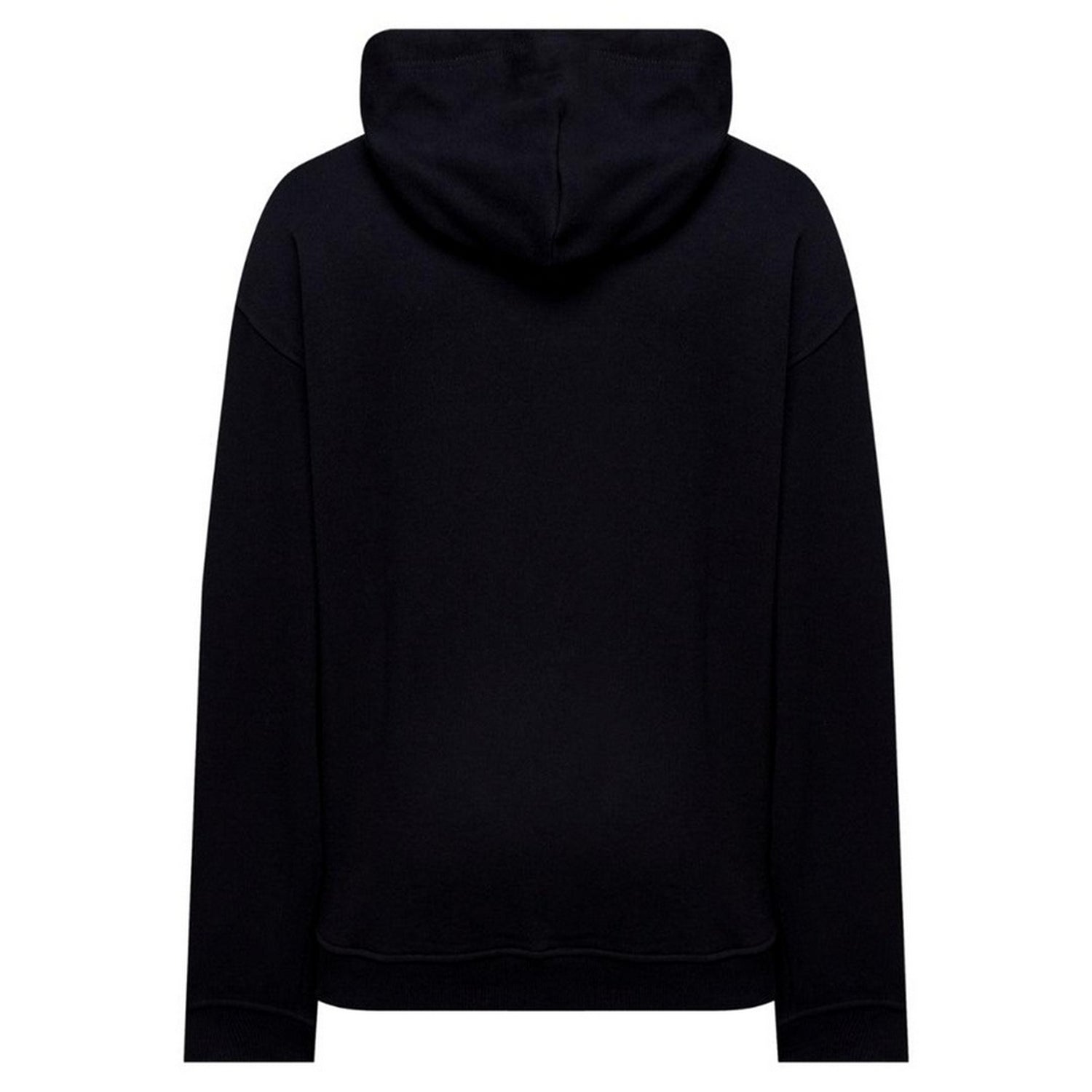 Black - Back - Diesel Mens Double Destroyed Logo Hoodie