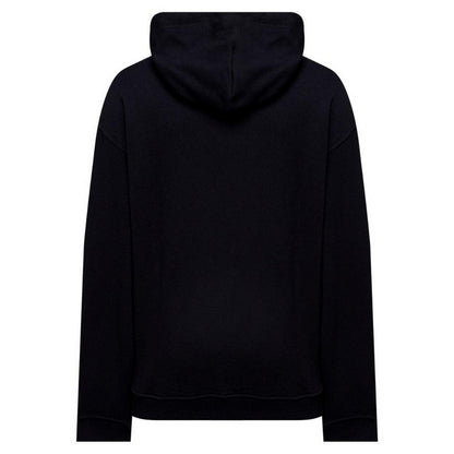 Black - Back - Diesel Mens Double Destroyed Logo Hoodie