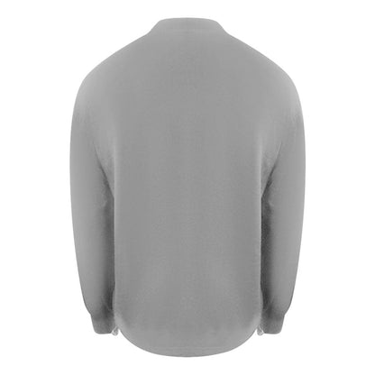 Grey - Side - Ice Iceberg Unisex Adult Cube Logo Sweatshirt