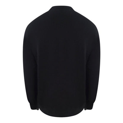 Black - Back - Ice Iceberg Unisex Adult Cube Logo Sweatshirt