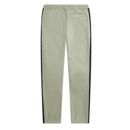 Green - Back - Fred Perry Mens Laurel Wreath Tapered Leg Jogging Bottoms