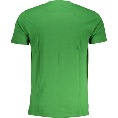 Green - Back - Cavalli Class Mens Bold Logo T-Shirt