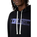 Black - Lifestyle - Diesel Mens Faded Logo Hoodie