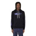 Black - Close up - Diesel Mens Faded Logo Hoodie