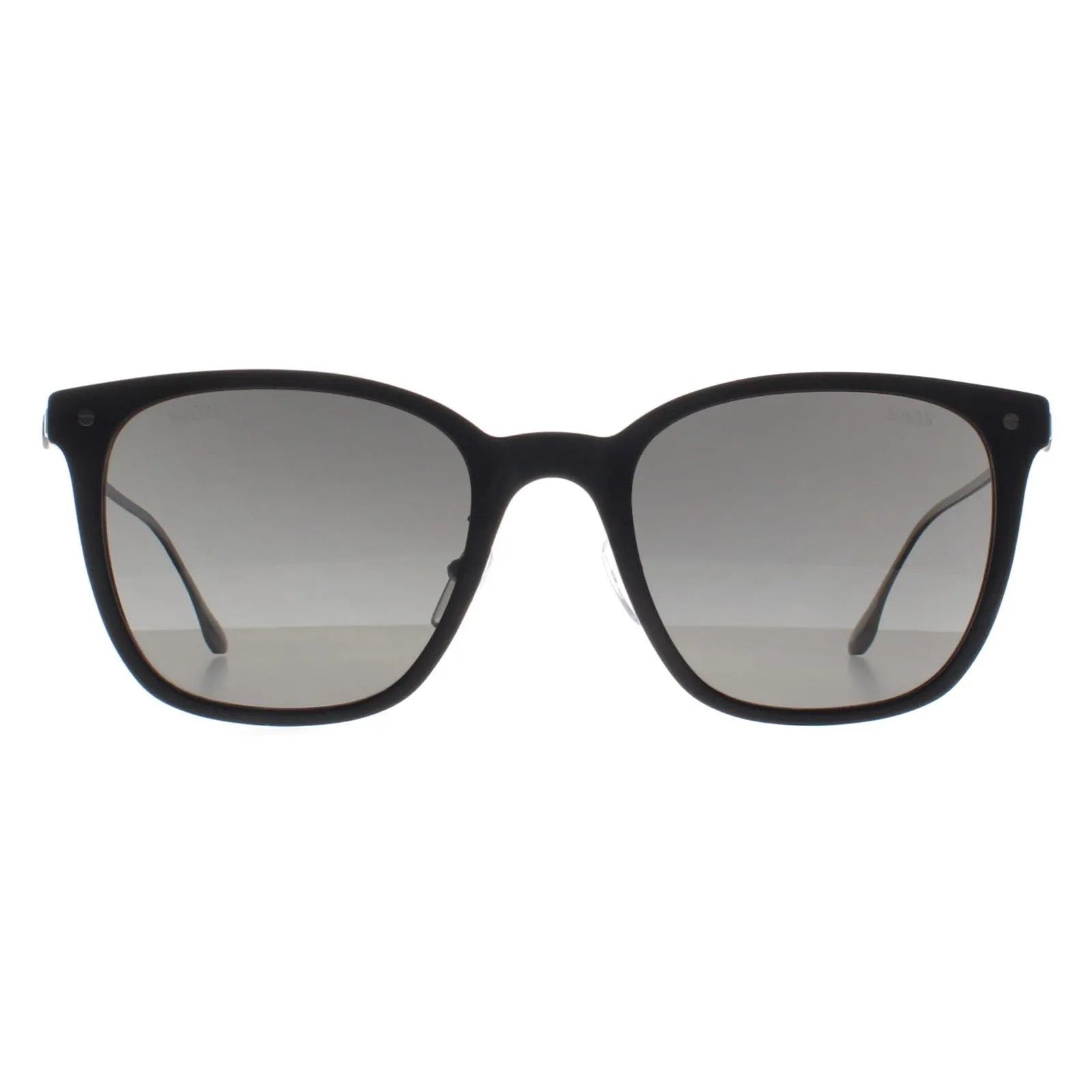 Black - Front - BMW Mens Matte Smoke Polarised Sunglasses