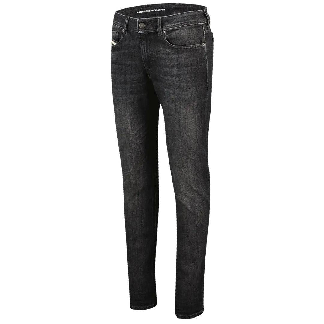Blue Denim - Close up - Diesel Mens Sleenker Jeans