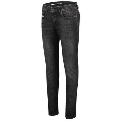 Blue Denim - Close up - Diesel Mens Sleenker Jeans